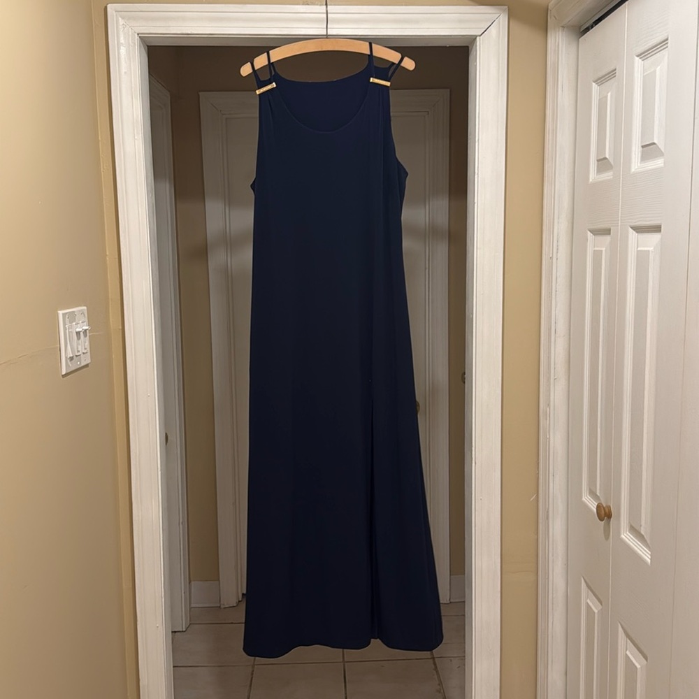 Michael Kors Navy Blue Maxi Dress